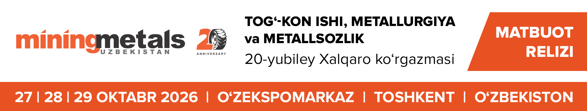 MiningMetals Uzbekistan 2026